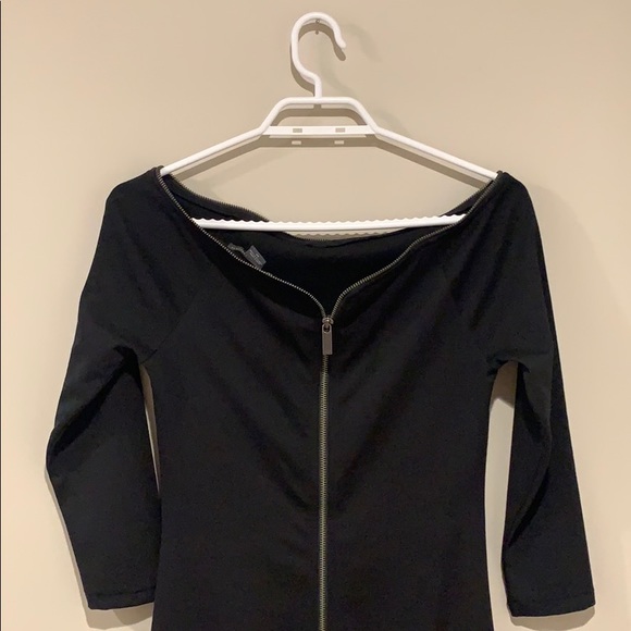 Armani Exchange Black Zippered Dress - Women’s Size Small - Picture 5 of 6